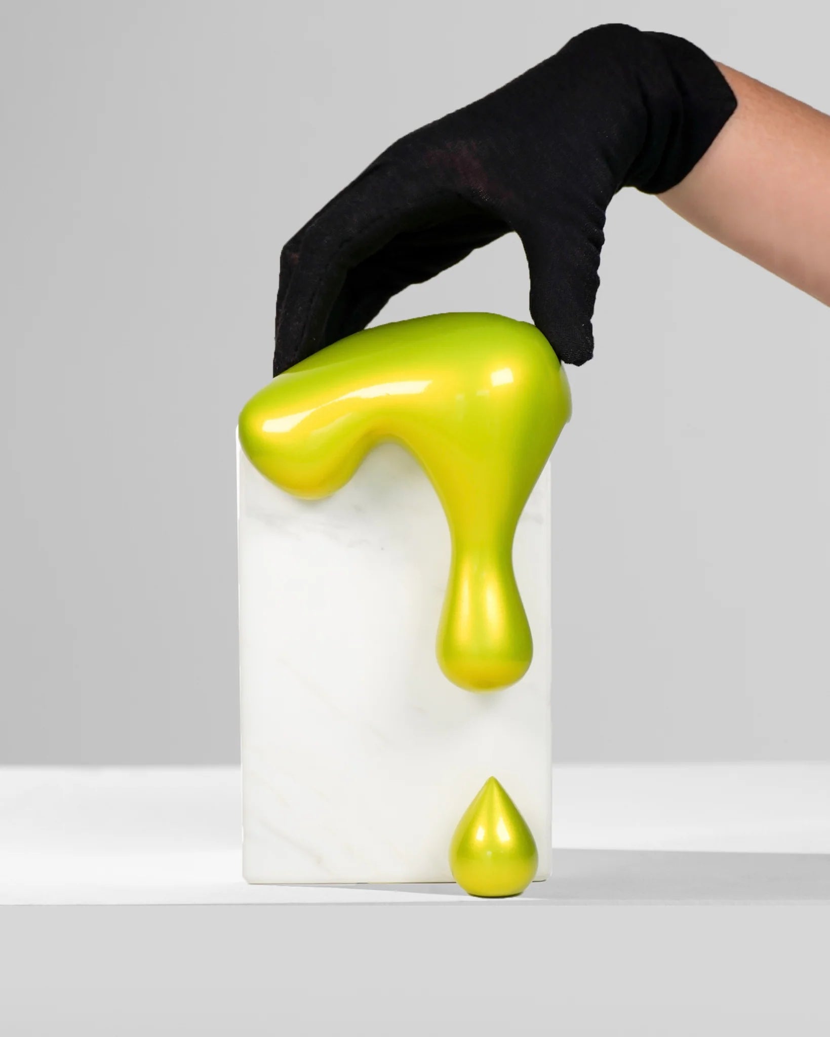 Mini gota doble Lime Green - Maria Fernanda Salinas